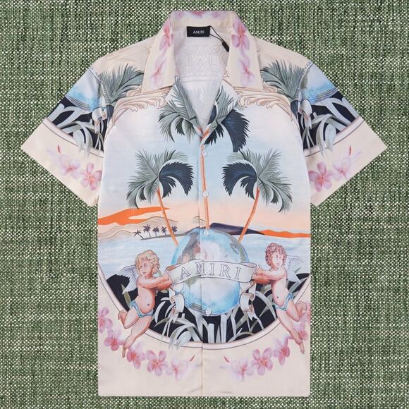 AMIRI Men's Pink Short Sleeve - Picture 1 of 4